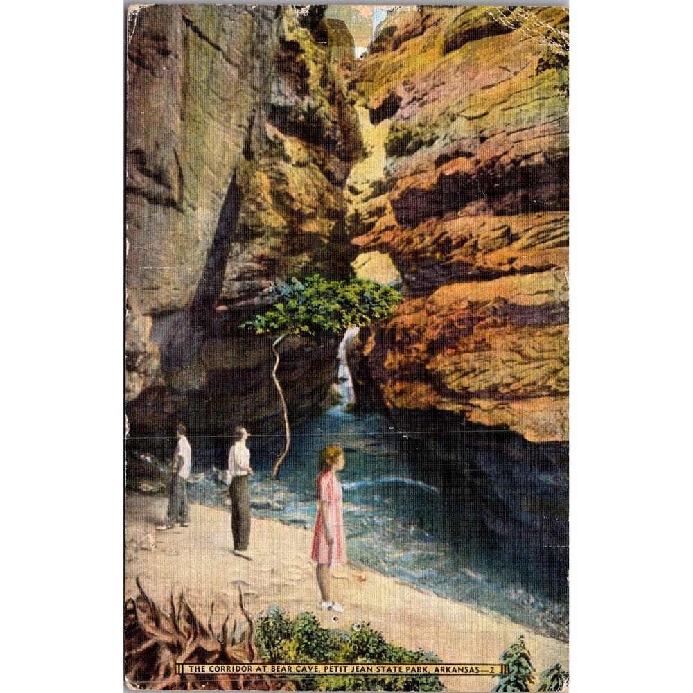 Petit Jean State Park on Petit Jean Mountain 1961 Vintage Postcard SP17-15